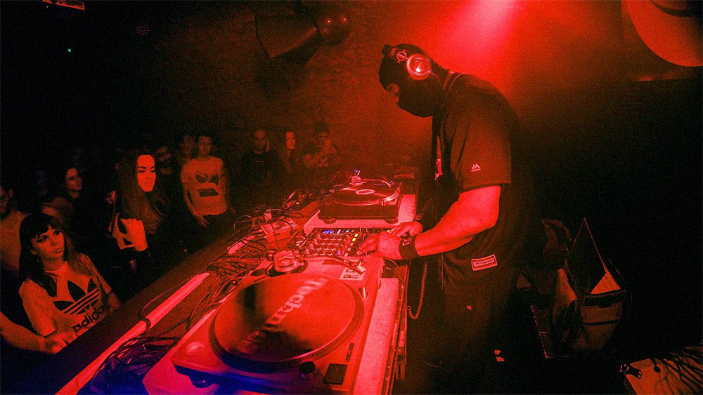 Underground DJ Performing at a Club